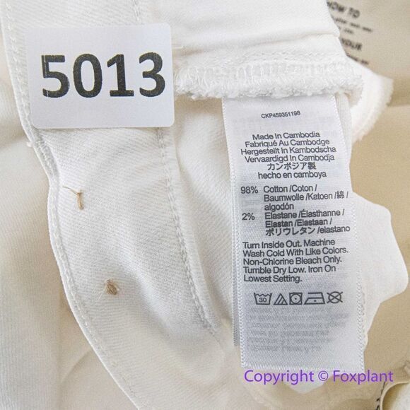 NEW Madewell The Petite High-Rise Perfect‎ Vintage Jean in Tile White, 24P - Picture 16 of 16